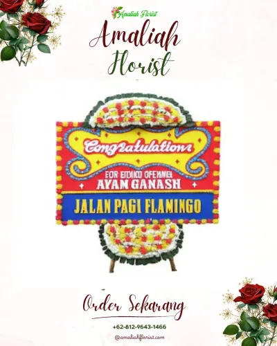Bunga Papan Congratulation di Gandarum